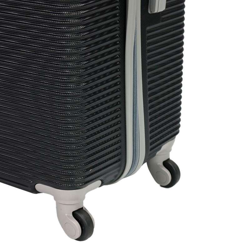 3-Piece Black Hard Shell Luggage Set by MooistarSpinner Wheels, Combo Locks & Durable Travel Design