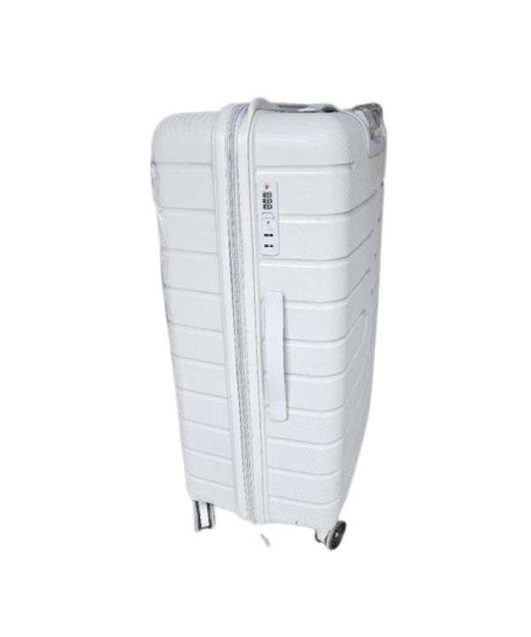3-Piece Grey Hard Shell Luggage Set with Spinner Wheels & TSA Locks  Expandable Travel Suitcases SA