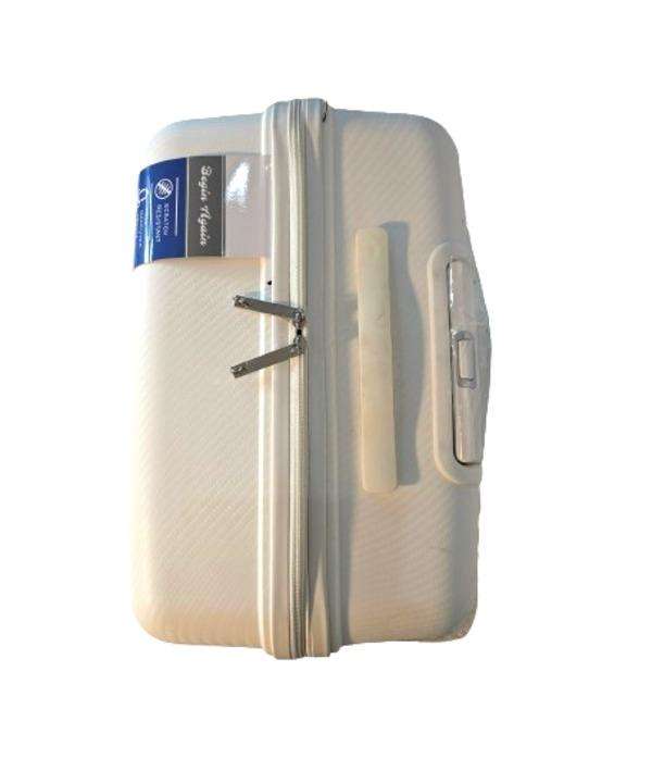 3-Piece White Hard Shell Luggage Set by BeginAgainSpinner Wheels,TSA Locks,Expandable Travel Design