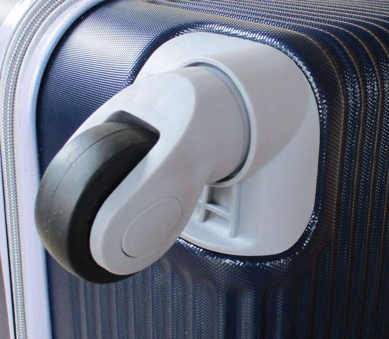 Navy 3-Piece Hardshell Luggage Set with Spinner Wheels, Combo Locks & Organised Travel Interiors