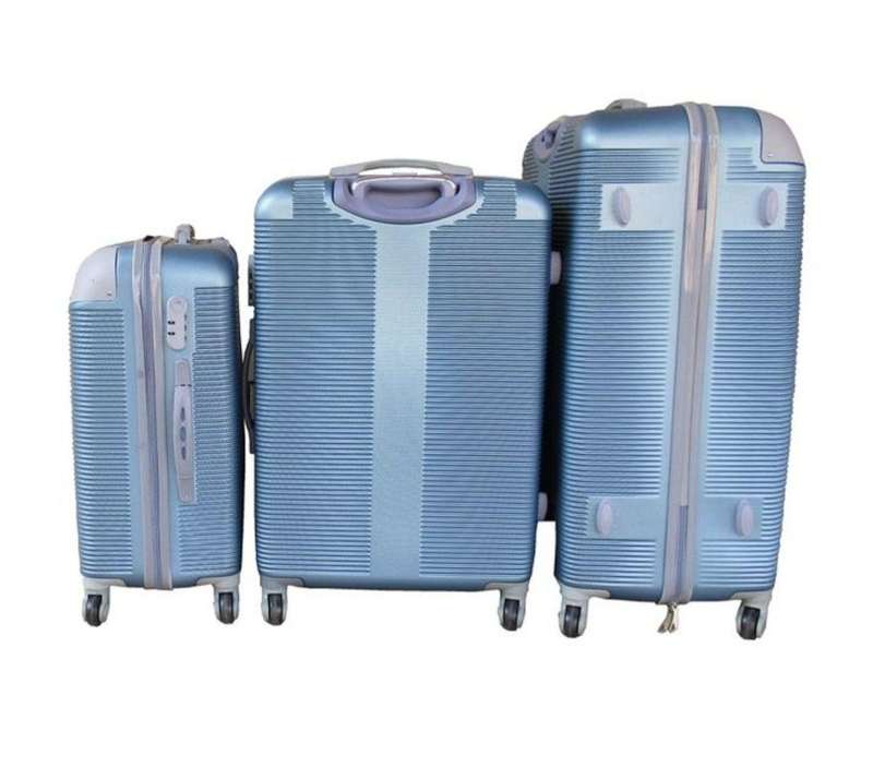 3-Piece Blue HardShell Luggage Set with Spinner Wheels,Built-In Lock& Fast Delivery in South Africa