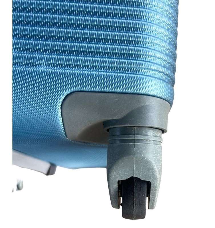 3-Piece Sky Blue Hard Shell Luggage Set with Spinner Wheels, Built-In Lock & Fast Delivery in SA