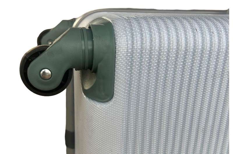 3-Piece Snow White Hard Shell Luggage Set with Spinner Wheels, Built-In Lock & Fast SA Delivery