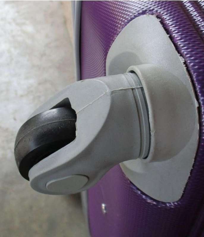 3-Piece Purple Hard Shell Luggage Set with Spinner Wheels, Lock, Corner Guards & Fast SA Delivery