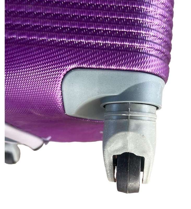 3-Piece Branded Purple Hard Shell Luggage Set with Spinner Wheels, Built-In Lock & Fast SA Delivery