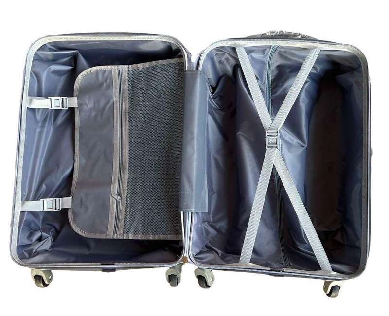 3-Piece Rose Gold Hard Shell Luggage Set with Spinner Wheels, Lock,Lined Interior & Fast SA Delivery