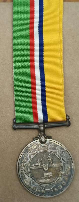 BOER WAR ABO MEDAL - POW BERMUDA - WOLMORANSTAD KOMMANDO
