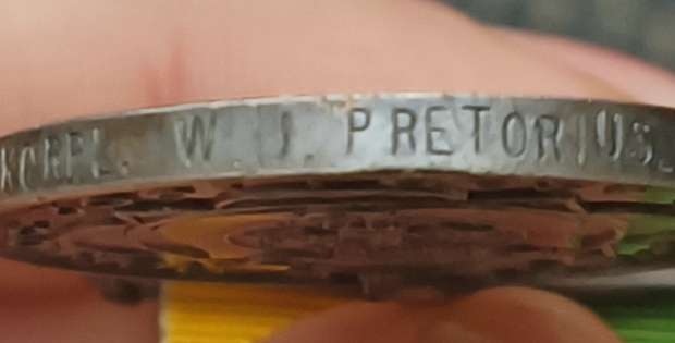 BOER WAR ABO MEDAL TO KORPL -POW CAPTURED AT PAARDEBERG