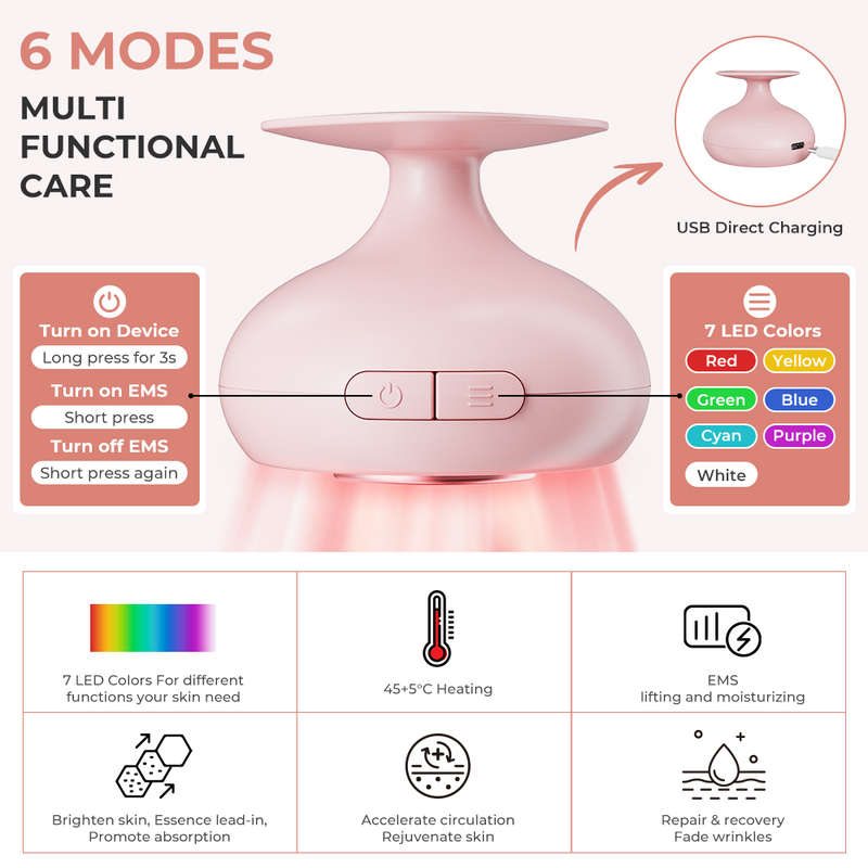 7 Colour Light Therapy Anti-Aging Skin Care Device