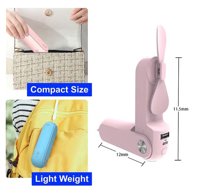 Portable Handheld Fan(3-in-1)