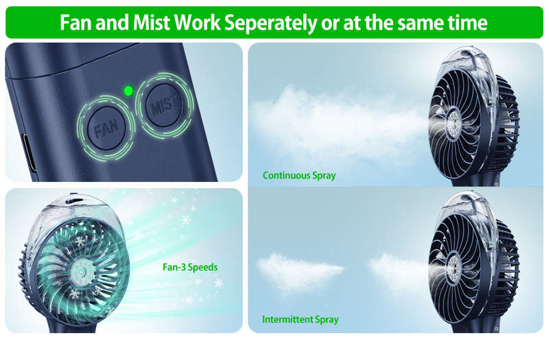Handheld Mist Fan