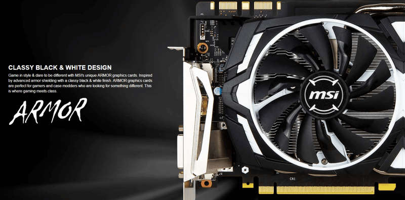 MSI GTX 1080 ARMOR 8G OC