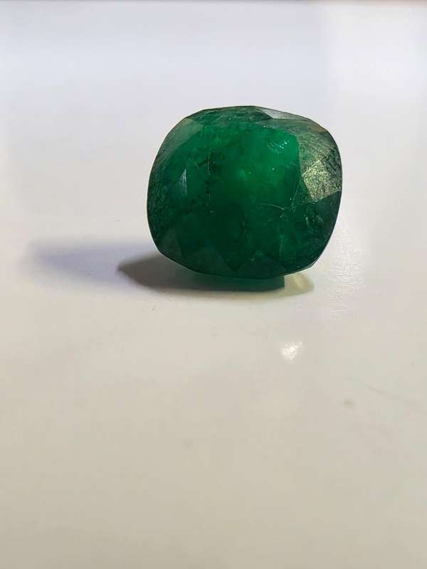 Natural Emerald of 2,5 carat - Round cut origin from Sandawana Zimbabwe