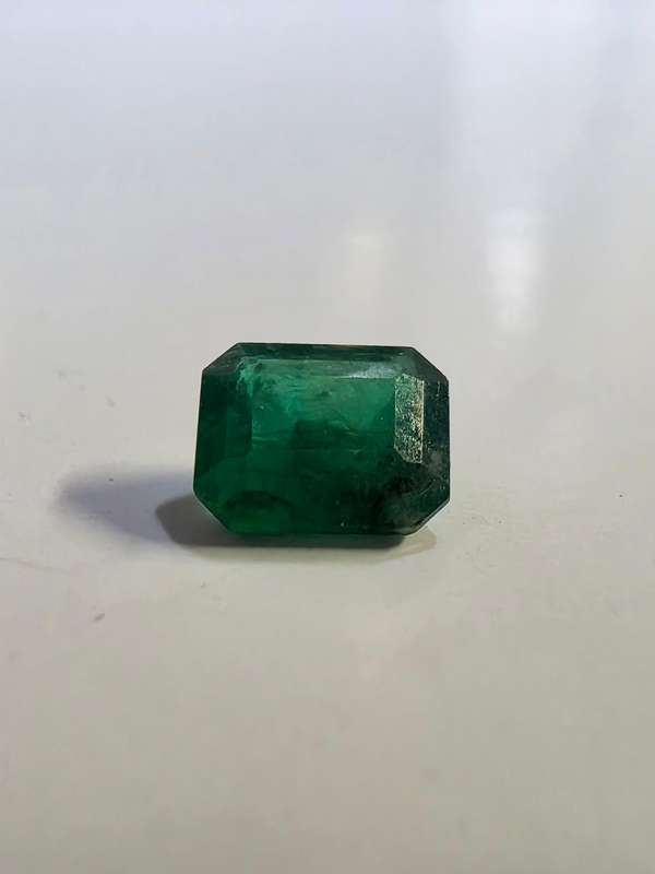 Natural Emerald of 0.5 carat - Emerald cut origin from Sandawana Zimbabwe