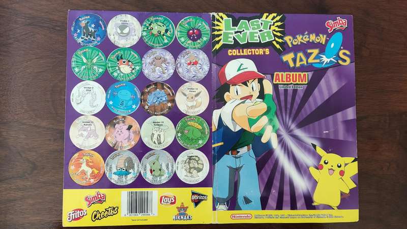 Pokemon tazo album 1,2,3,4 and 6