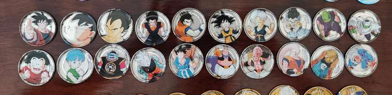 Drragon ball Z metal tazos complete