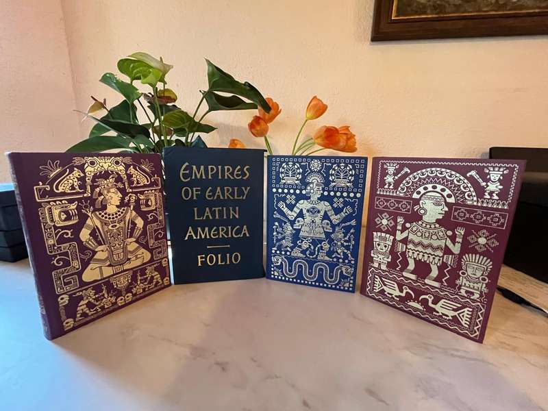 Empires of Early Latin America  In 3 Volumes: The Maya, The Incas, The Aztecs  Hardcover - Folio S