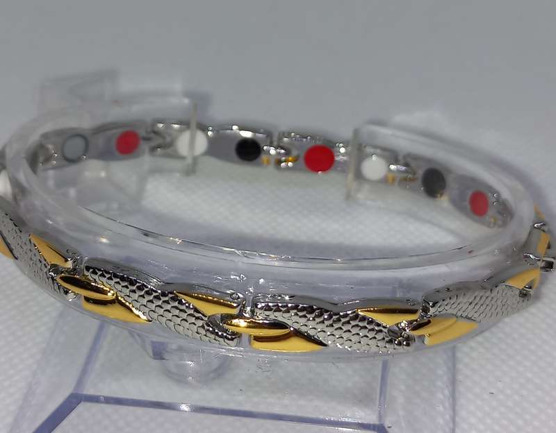 Unisex titanium steel magnet bracelet