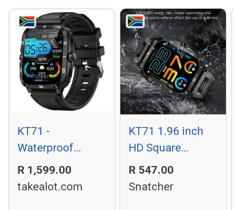 Jelloo KT71 Voice assist Green camouflage rugged smart watch