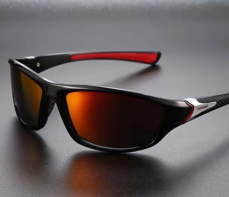 Polarized unisex sport sunglasses and protective case