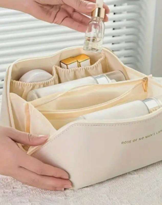 Luxurious makeup bag