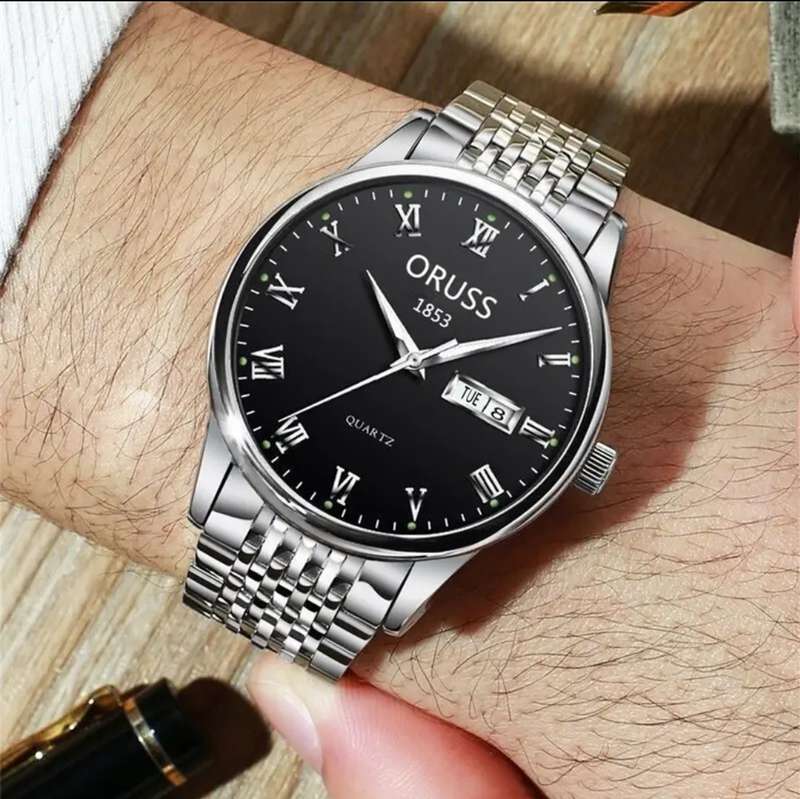 Orus full stainless steel watch