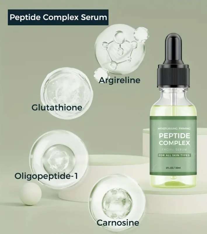 Anti aging peptide face serum
