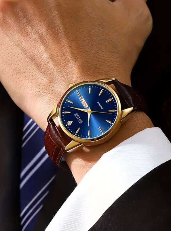 Original Ruige mens classic quality stainless steel watch