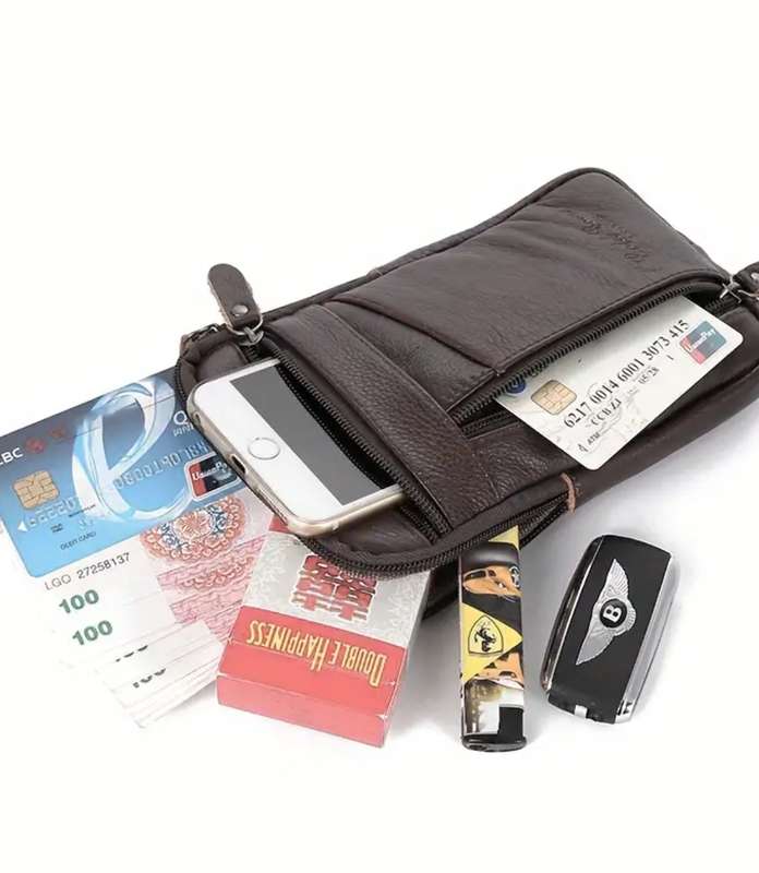 Genuine leather waist or sling bag