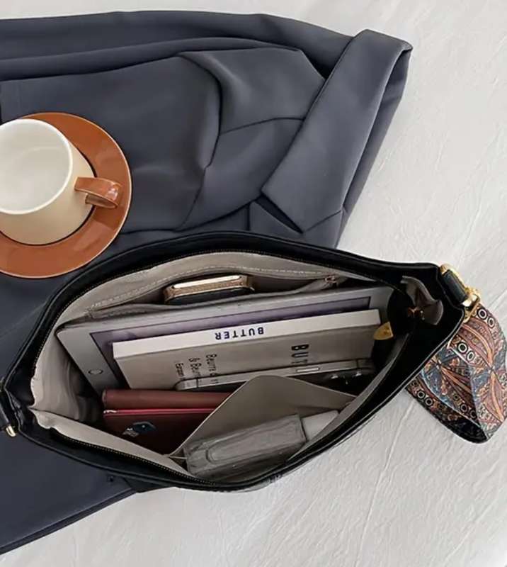 Beautiful shoulder sling bag - coffee brown