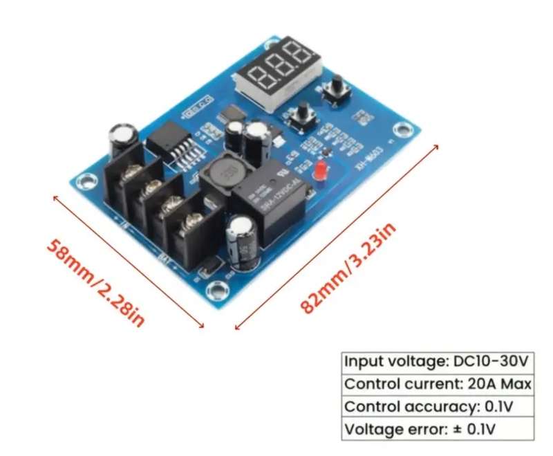 Battery overcharging protection board