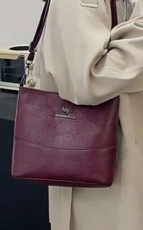 Cross body or shoulder sling bag - Red