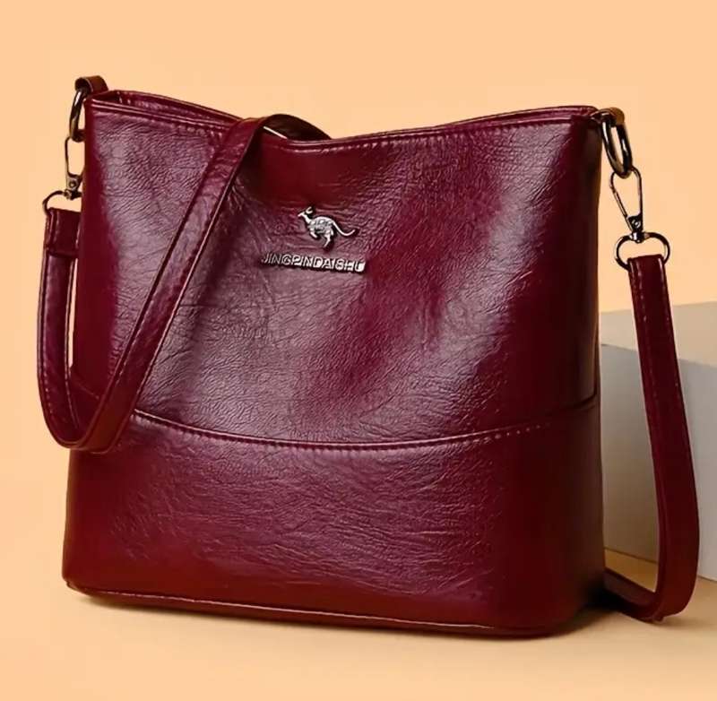 Cross body or shoulder sling bag - Red