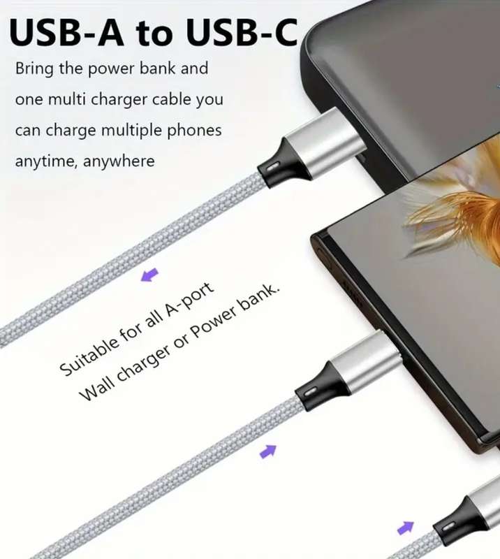 Must have charge cable- 3in1 USB C