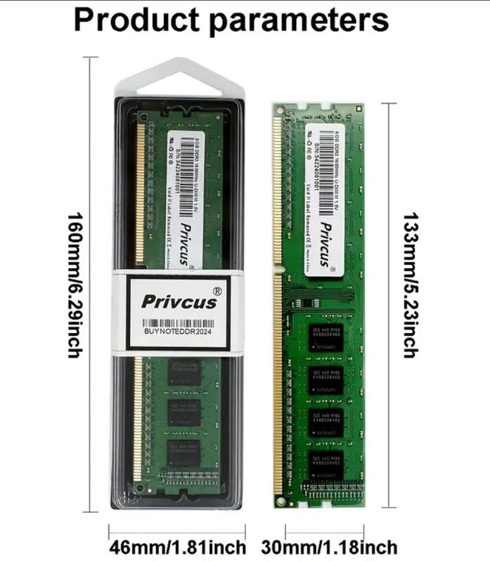 DDR3 8G RAM 1600MHz