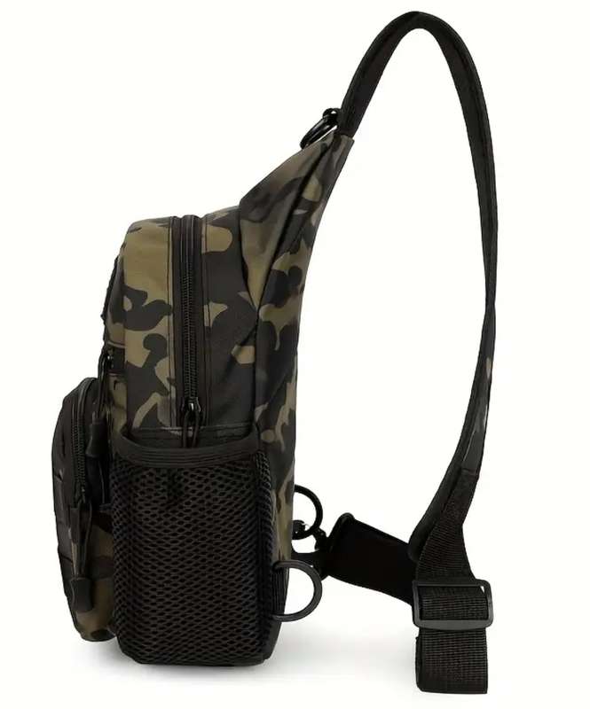 Camouflage chest pack or shoulder sling bag