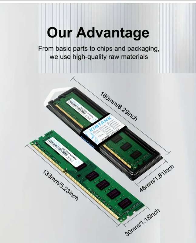 DDR3 8GB RAM 1600MHz