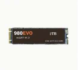 2 TB SATA3 NGFF M.2 Solid State Drive on interface card