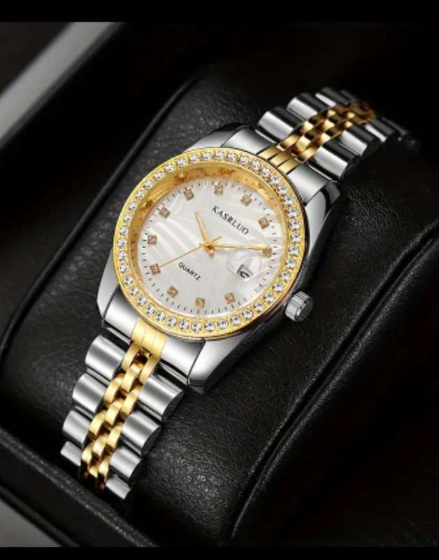 Female watch with Rhinestone detail