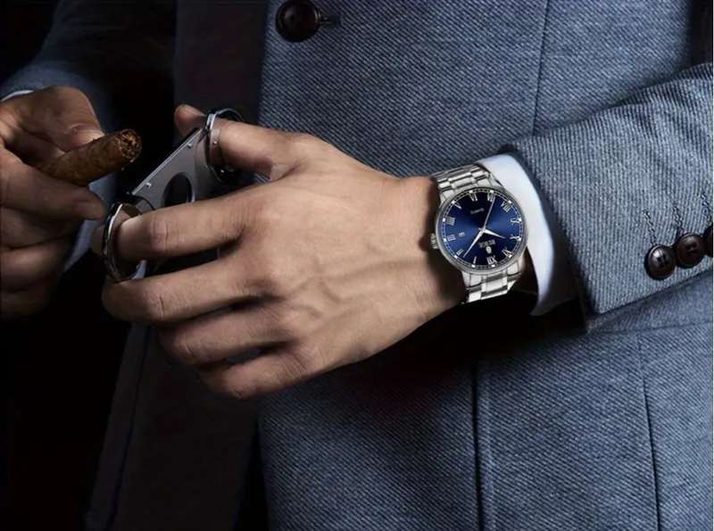 Branded Ruige full stainless steel Quarts watch