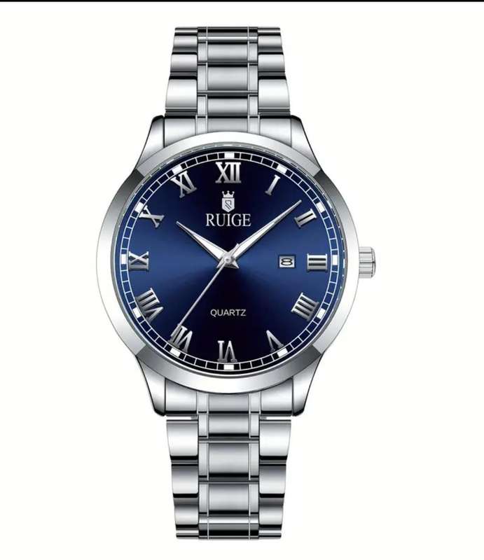 Branded Ruige full stainless steel Quarts watch