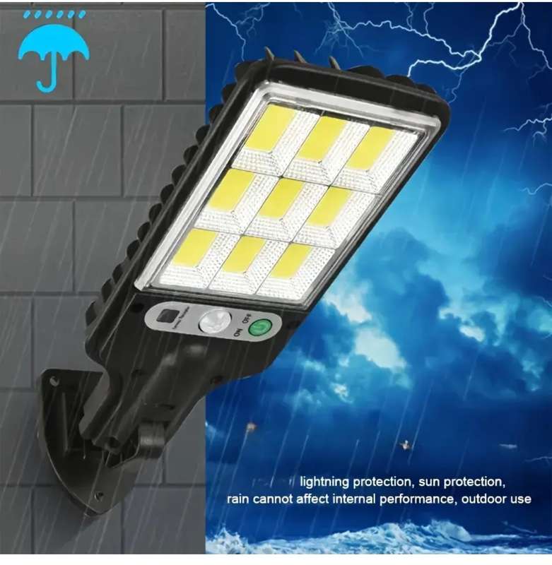 2 Pack Motion sensor outdoor solar light - Remote control operation
