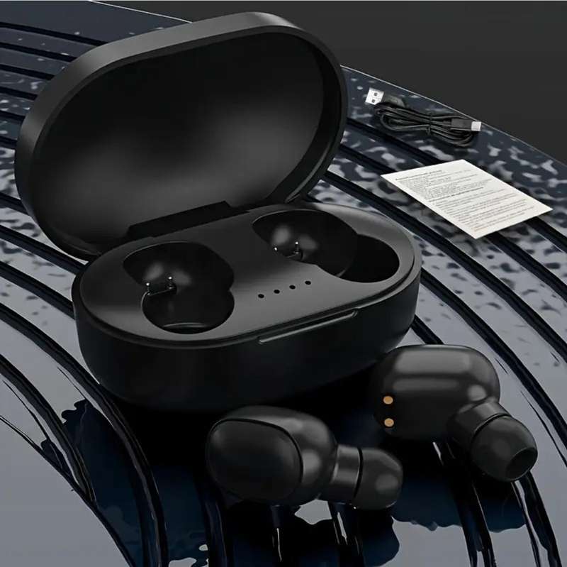 True wireless stereo earpods - black