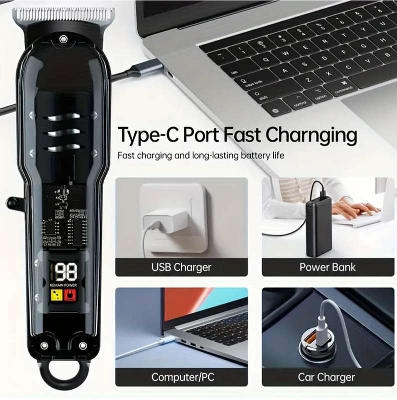 Professional Hair Clipper - rechargeable
