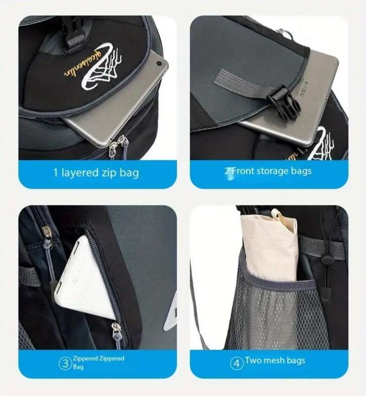 Durable outdoor travel backpack