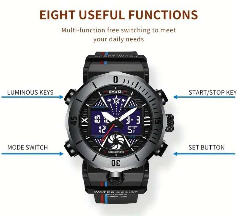 Smael branded sport watch