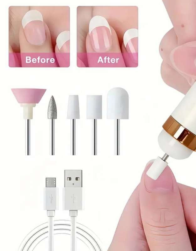 Rechargeable multifunction manicure set