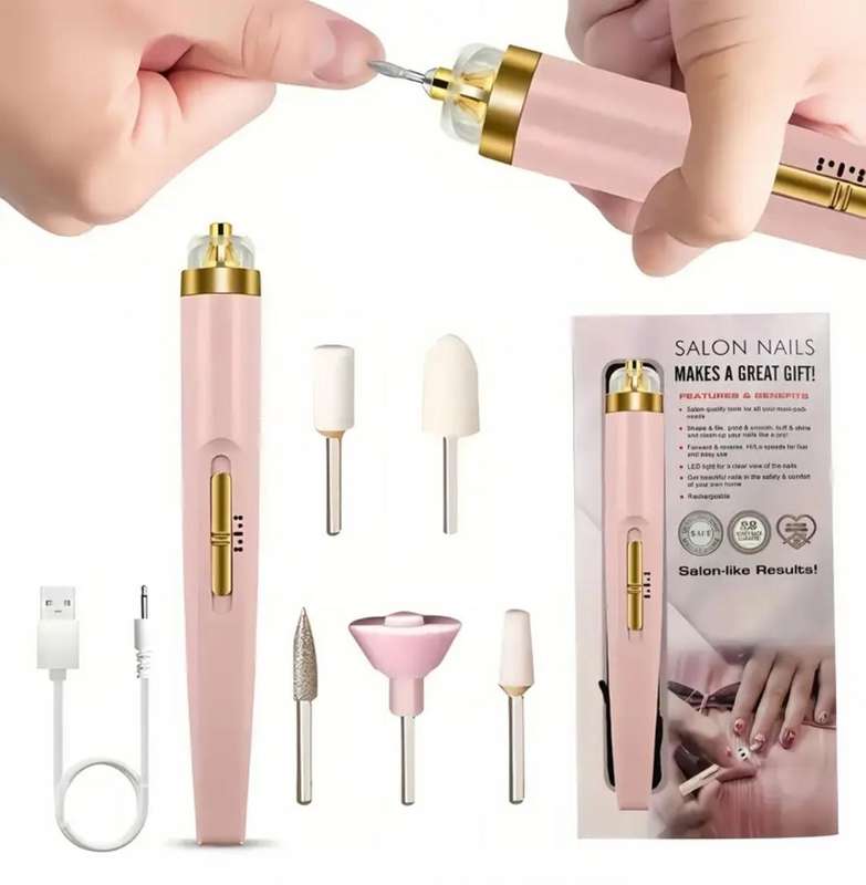 Rechargeable multifunction manicure set
