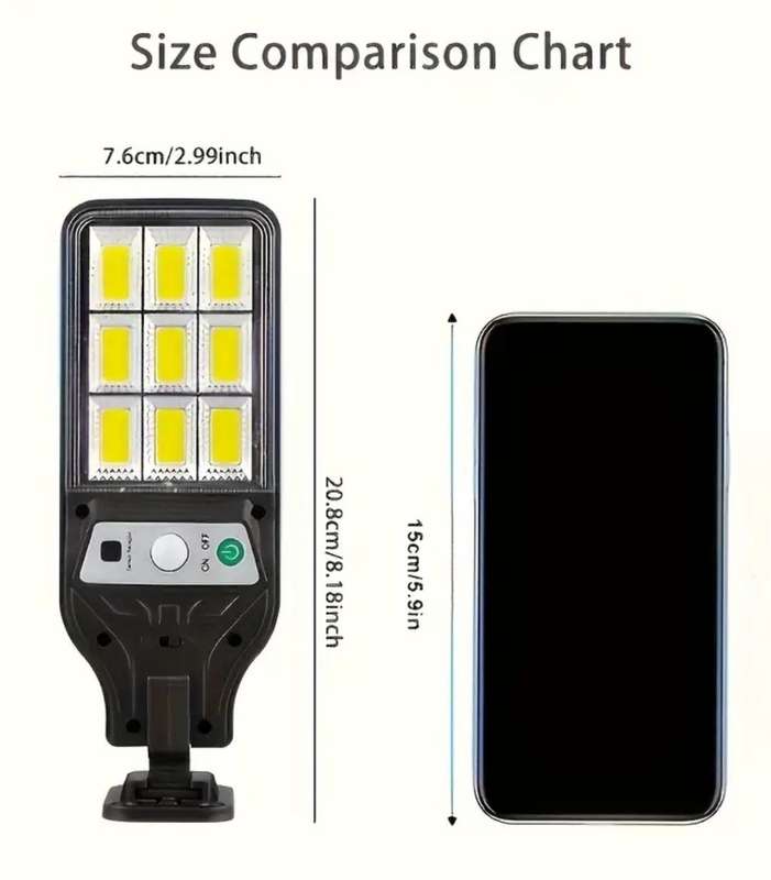 Solar remote control wall light