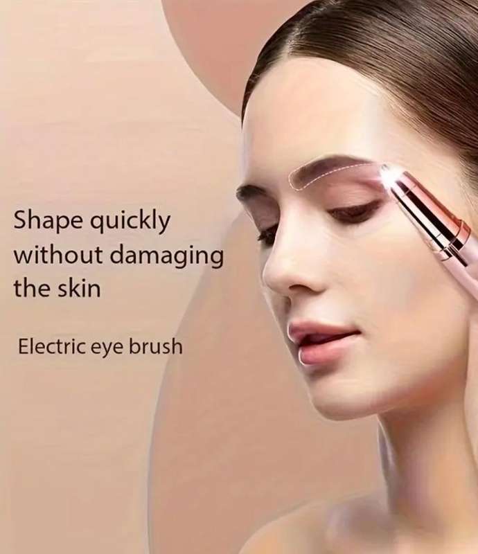 Electric rechargeable eyebrow trimmer